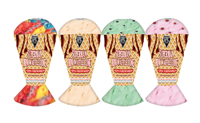 Mini Waffle Cones 4-pack